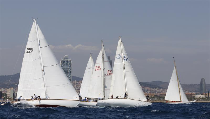 Day 1 of Puig Vela Clàssica Barcelona 2018 photo copyright Nico Martinez / www.MartinezStudio.es taken at Real Club Nautico de Barcelona and featuring the Classic Yachts class