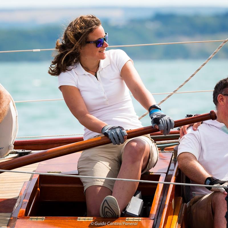 Ladies race on day 4 at Panerai British Classic Week photo copyright Guido Cantini / www.SeaSee.com taken at British Classic Yacht Club and featuring the Classic Yachts class