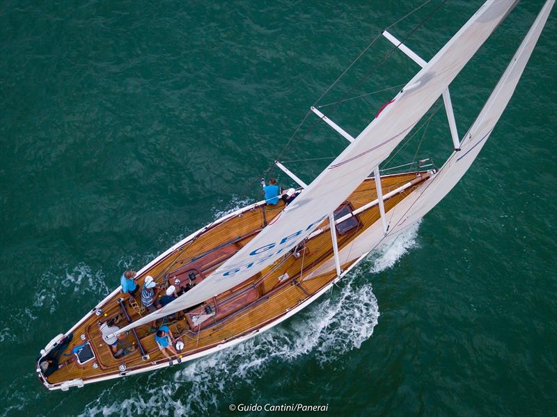 Firebrand on day 5 at Panerai British Classic Week photo copyright Guido Cantini / www.SeaSee.com taken at British Classic Yacht Club and featuring the Classic Yachts class