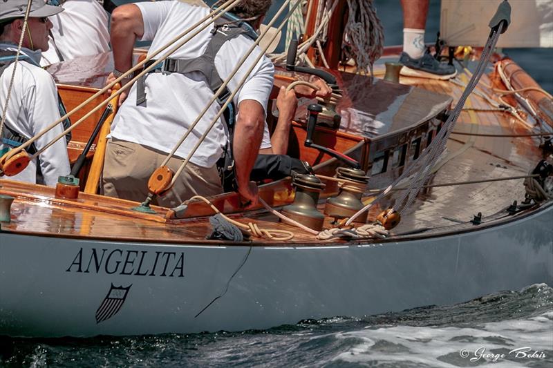Angelita - Newport Classic Regatta 2018 photo copyright George Bekris / www.georgebekris.com taken at  and featuring the Classic Yachts class