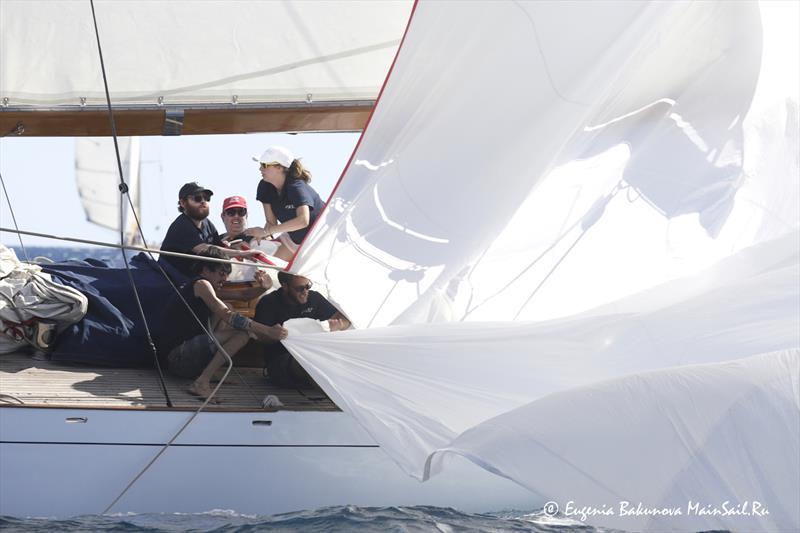 Regates Royales from Cannes - September 28, 2018 photo copyright Eugenia Bakunov taken at Yacht Club de Cannes and featuring the Classic Yachts class