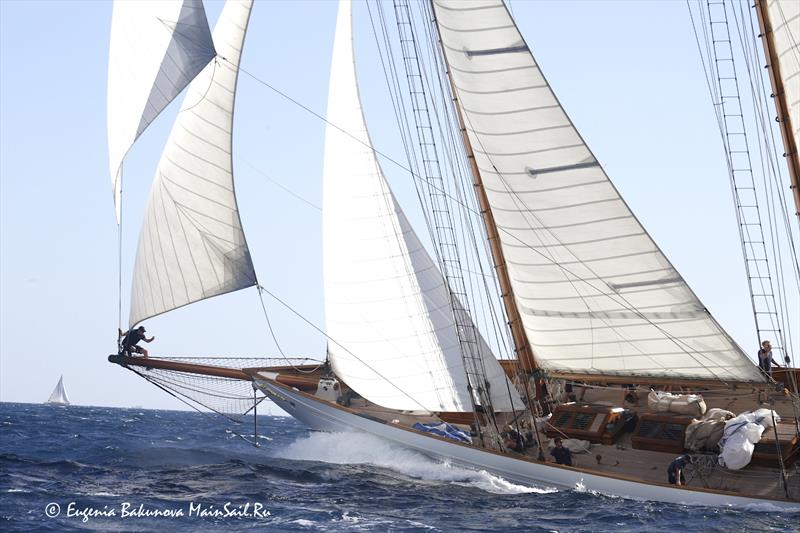Regates Royales from Cannes - September 28, 2018 photo copyright Eugenia Bakunov taken at  and featuring the Classic Yachts class