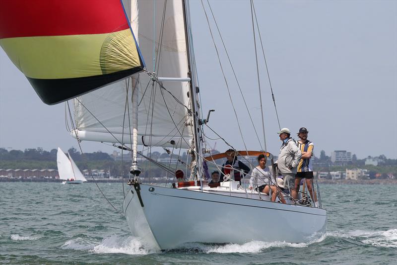 Fair Winds II skippered by Mark Chew having a wonderful regatta with three wins and currently leading the regatta by 8 points after a drop. - photo © Alex McKinnon Photography