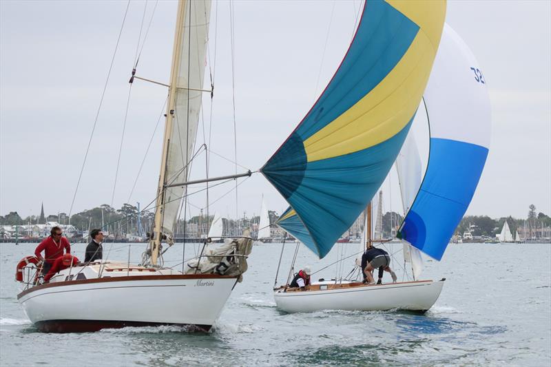 Martini Skippered by Michael Williams tussled with Ettrick skippered by Gordon Tait on the way to R4 - photo © Alex McKinnon Photography