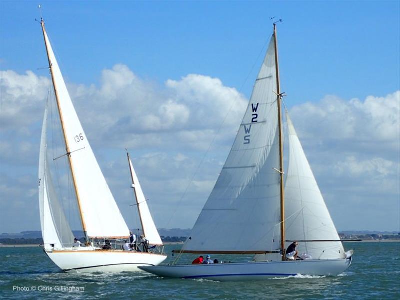 Hamble Classics Regatta 2018 photo copyright Chris Gillingham taken at Royal Southern Yacht Club and featuring the Classic Yachts class