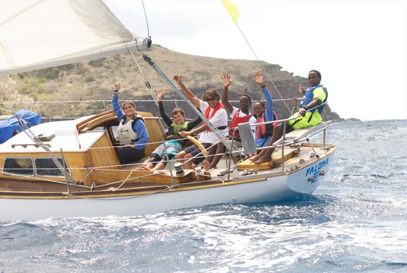 Paloma VI earned the Woodstock Trophy for best restoration - Antigua Classic Yacht Regatta 2019 - photo © Ed Gifford 
