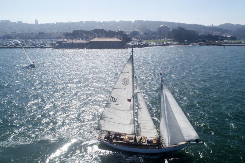 The Alden-designed 59-foot schooner MAYAN will race in the Classics class - Rolex Big Boat Series photo copyright Chris Ray taken at St. Francis Yacht Club and featuring the Classic Yachts class