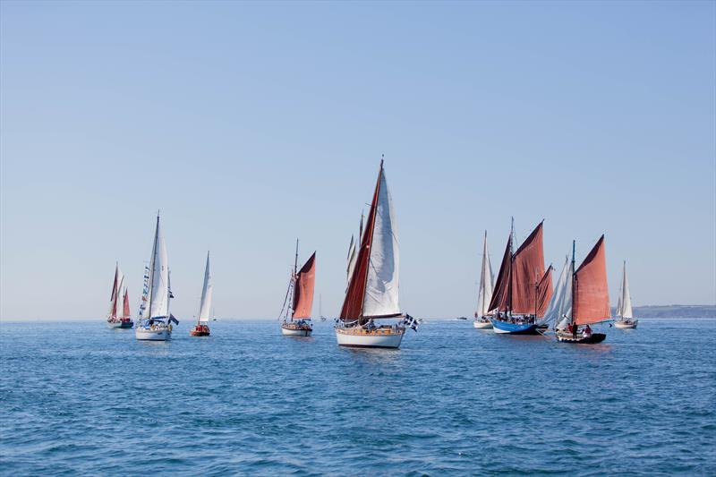Falmouth Classics Parade photo copyright Mark Bridger taken at Port of Falmouth Sailing Association and featuring the Classic Yachts class