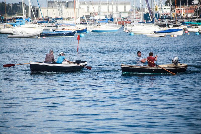 Rowing and Sculling Competition - English Braids Falmouth Classics 2019 photo copyright Lucy Parfett taken at Port of Falmouth Sailing Association and featuring the Classic Yachts class