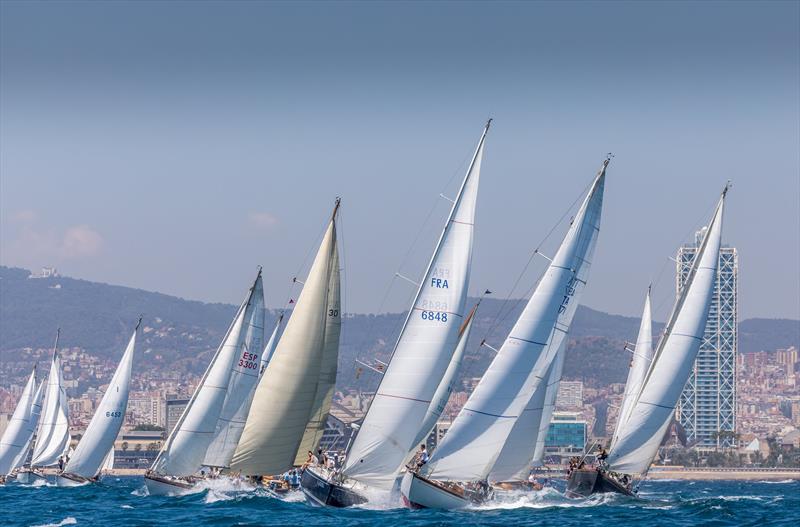 XII Puig Vela Clàssica Barcelona Regatta day 1 photo copyright Nico Martinez taken at Real Club Nautico de Barcelona and featuring the Classic Yachts class