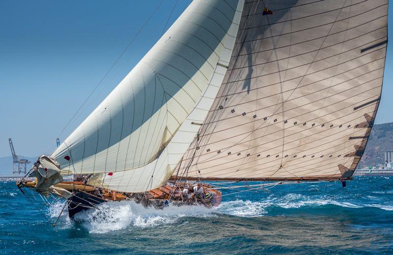 Marigan wins her category in the XII Puig Vela Clàssica Barcelona Regatta photo copyright Nico Martinez / www.MartinezStudio.es taken at Real Club Nautico de Barcelona and featuring the Classic Yachts class