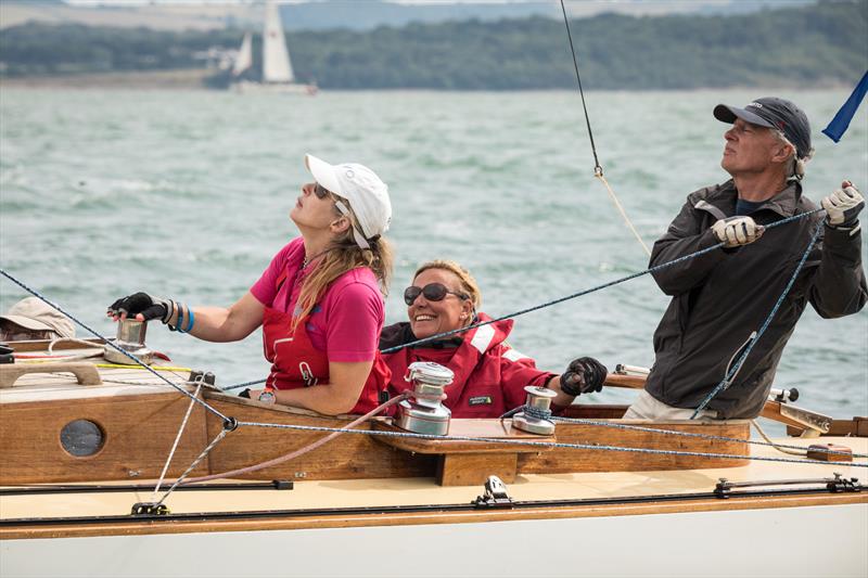Ladies Race on day 4 of Panerai British Classic Week 2019 photo copyright Chris Brown taken at British Classic Yacht Club and featuring the Classic Yachts class