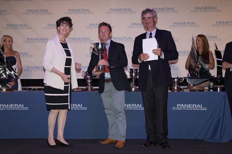 Line honours NAB Tower trophy awarded at Panerai British Classic Week 2019 photo copyright Chris Brown taken at British Classic Yacht Club and featuring the Classic Yachts class