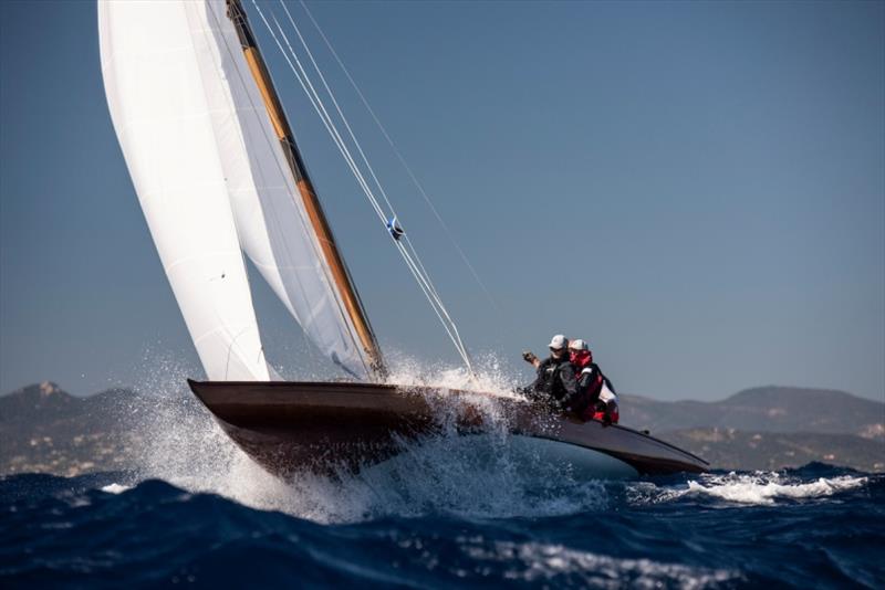 Tilly XV 2018 winner racing in Saint Tropez - 2018 Gstaad YC Centenary Trophy photo copyright Juerg Kaufmann / www.go4image.co taken at Gstaad Yacht Club and featuring the Classic Yachts class