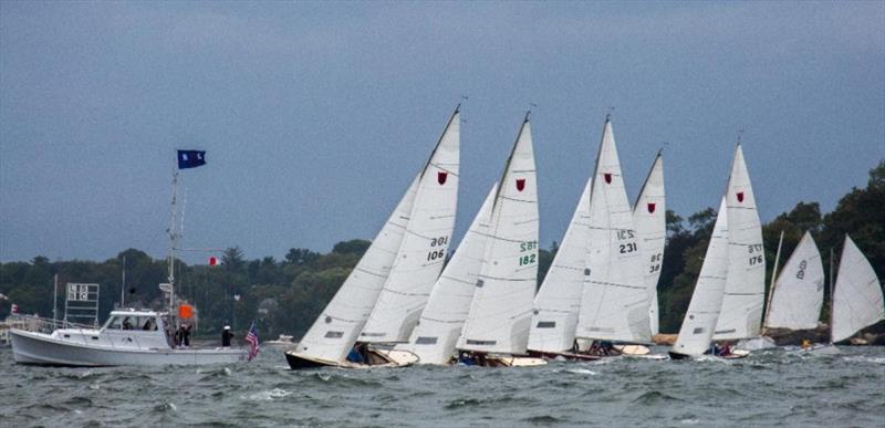 Shields Start - Classic Yacht Regatta 2019 photo copyright Mary Alice Carmichael taken at Indian Harbor Yacht Club and featuring the Classic Yachts class