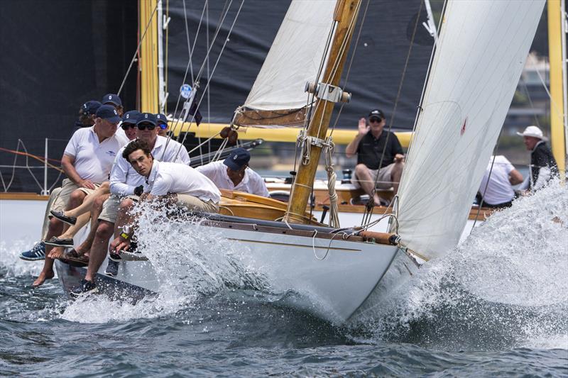 Pretty and fast - Defiance photo copyright Andrea Francolini taken at Cruising Yacht Club of Australia and featuring the Classic Yachts class