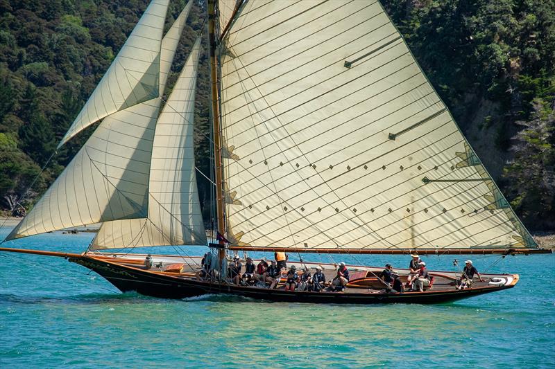 Waitangi - 2020 Mahurangi Regatta - Mahurangi Cruising Club - January 25, 2020 photo copyright Richard Gladwell / Sail-World.com taken at  and featuring the Classic Yachts class