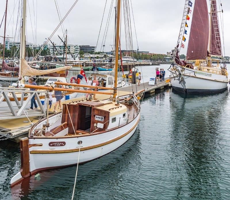Wooden Boat Festival of Geelong photo copyright Tom Smeaton taken at Royal Geelong Yacht Club and featuring the Classic Yachts class