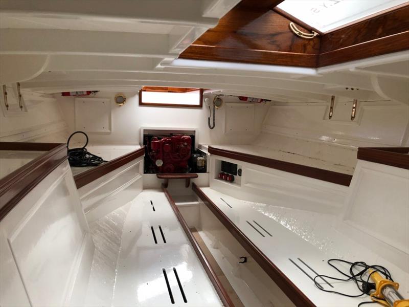 Ida - interior reflects the original with a contemporary update. - photo © Classic Yacht Charitable Trust