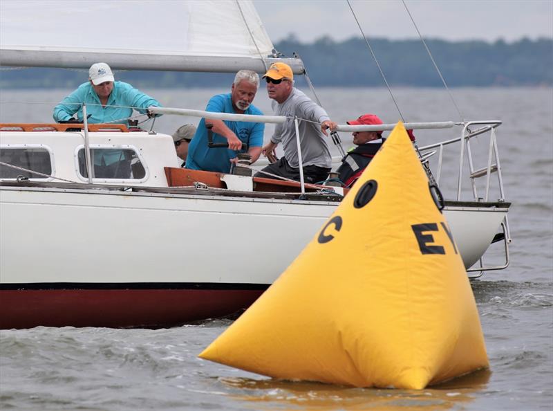 Alberg 30 rounding the mark - 2020 Helly Hansen NOOD Regatta Annapolis - photo © Will Keyworth