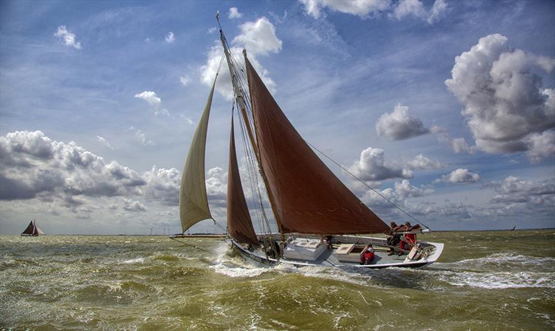 Essex Oyster Smack Martha 11 during Mersea Week 2019 - photo © Mersea Week