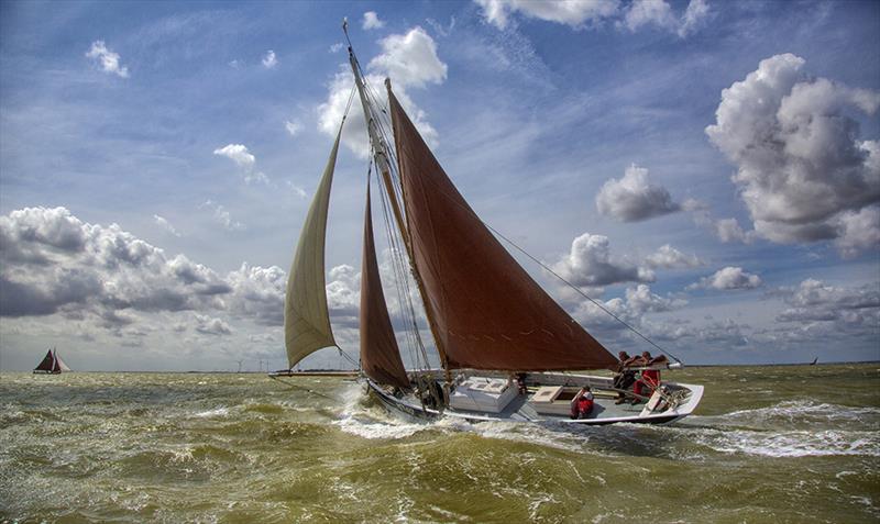 Essex Oyster Smack Martha 11 during Mersea Week 2019 - photo © Mersea Week