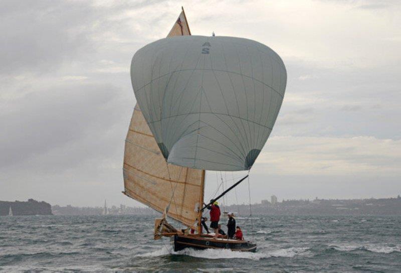 SASC Ranger / Couta / Folkboat Sprints, 20 September 2020 - Vanity on the run in race 1 photo copyright Southern Woodenboat Sailing taken at  and featuring the Classic Yachts class