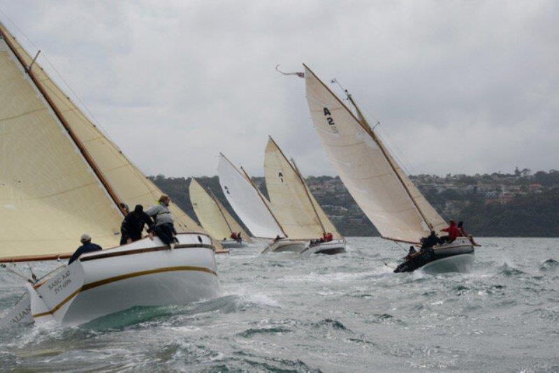SASC Ranger / Couta / Folkboat Sprints, 20 September 2020 - the start of race 3 photo copyright Southern Woodenboat Sailing taken at  and featuring the Classic Yachts class