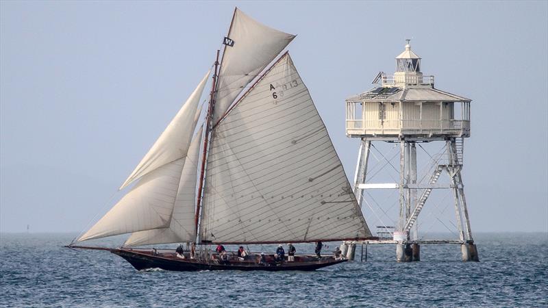 Waitangi - Doyle Sails Winter Series - Royal New Zealand Yacht Squadron, June 19, photo copyright Richard Gladwell / Sail-World.com / nz taken at Royal New Zealand Yacht Squadron and featuring the Classic Yachts class