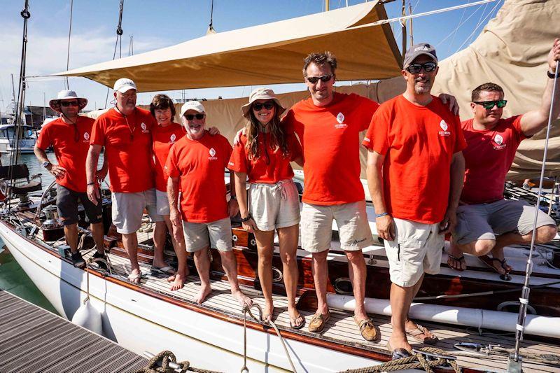 The crew of Cetewayo during British Classic Week - photo © Chris Brown