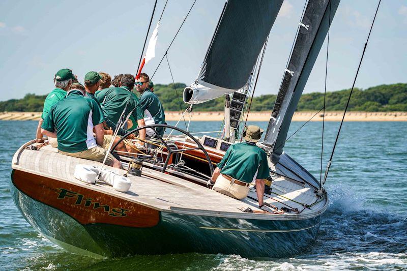 British Classic Week 2021 overall winner 'Oui Fling' photo copyright Chris Brown taken at British Classic Yacht Club and featuring the Classic Yachts class