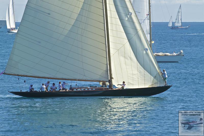 Les Voiles d'Antibes at Société des Régates d'Antibes - Day 2 photo copyright Alexander Panzeri taken at Société des Régates d'Antibes and featuring the Classic Yachts class