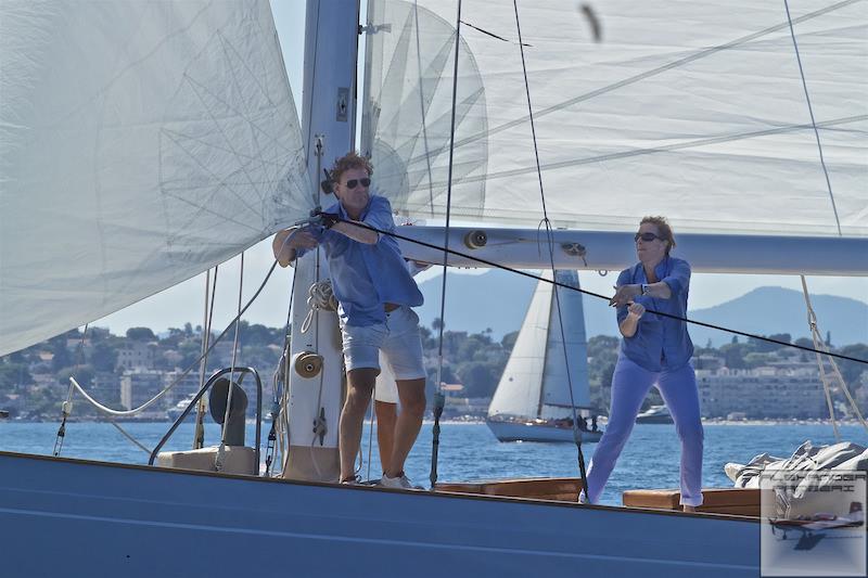 Les Voiles d'Antibes at Société des Régates d'Antibes - Day 2 photo copyright Alexander Panzeri taken at Société des Régates d'Antibes and featuring the Classic Yachts class