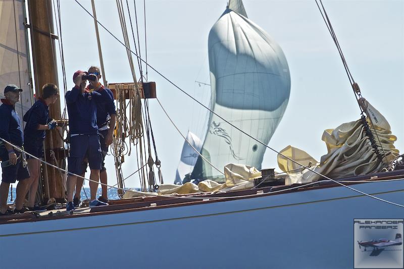 Les Voiles d'Antibes at Société des Régates d'Antibes - Day 2 photo copyright Alexander Panzeri taken at Société des Régates d'Antibes and featuring the Classic Yachts class