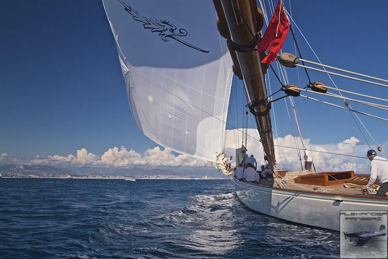 Les Voiles d'Antibes at Société des Régates d'Antibes - Day 2 photo copyright Alexander Panzeri taken at Société des Régates d'Antibes and featuring the Classic Yachts class