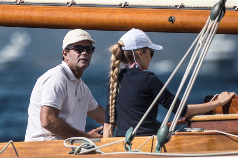 Torben Grael at the 2017 Centenary Trophy photo copyright Juerg Kaufmann.com / GYC taken at Gstaad Yacht Club and featuring the Classic Yachts class