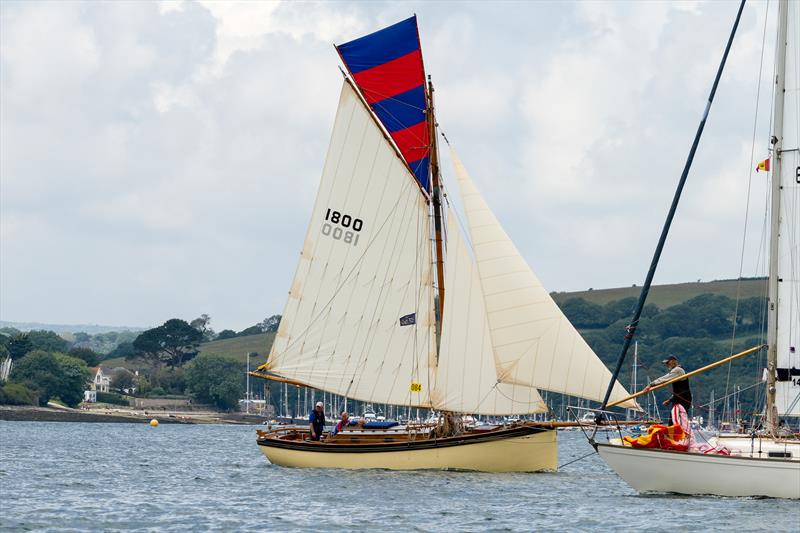 “Mary Ritchie” the 27' gaff cutter was second in the West Country Classic Series photo copyright Roger Hollingsworth taken at Royal Cornwall Yacht Club and featuring the Classic Yachts class