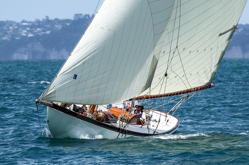 Rainbow - Mahurangi Regatta - January 29, 2022 photo copyright Richard Gladwell - Sail-World.com/nz taken at  and featuring the Classic Yachts class