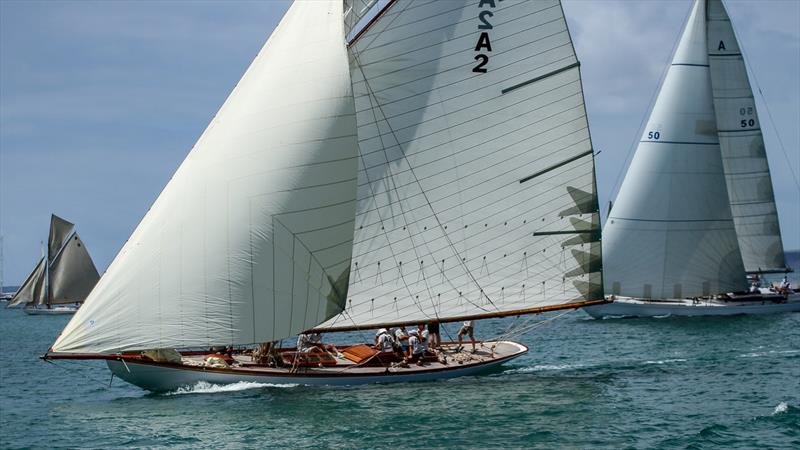 Rawhiti (1905 Logan) - A2 - Mahurangi Regatta - January 29, 2022 photo copyright Richard Gladwell - Sail-World.com/nz taken at  and featuring the Classic Yachts class