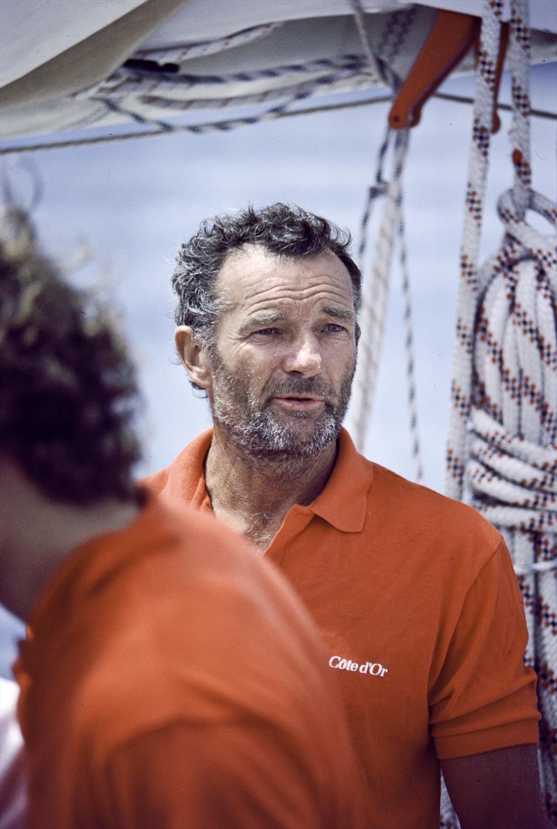 Eric Tabarly, skipper of Pen Duick VI for the 1973-74 inaugural edition of the race and legendary father of French sailing photo copyright www.pplmedia.com taken at  and featuring the Classic Yachts class