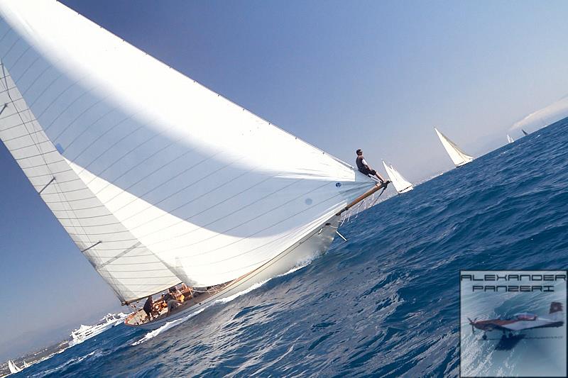 27th Les Voiles d'Antibes - Day 1 photo copyright Alexander Panzeri taken at Société des Régates d'Antibes and featuring the Classic Yachts class