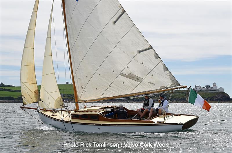 Lady Min on day 2 of Volvo Cork Week 2022 photo copyright Rick Tomlinson / Volvo Cork Week taken at Royal Cork Yacht Club and featuring the Classic Yachts class
