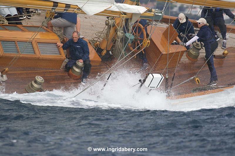 Les Voiles de Saint-Tropez day 6 photo copyright Ingrid Abery / www.ingridabery.com taken at Société Nautique de Saint-Tropez and featuring the Classic Yachts class