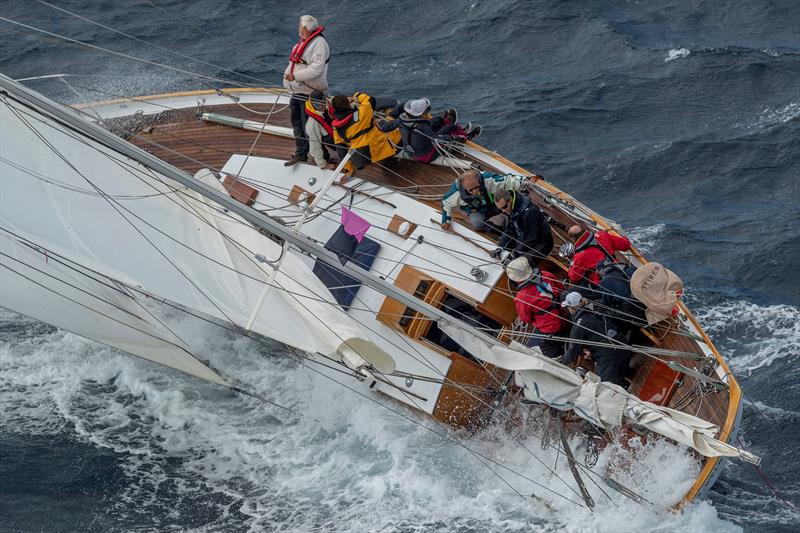 Les Voiles de Saint-Tropez day 6 photo copyright Gilles Martin-Raget / www.martin-raget.com taken at Société Nautique de Saint-Tropez and featuring the Classic Yachts class