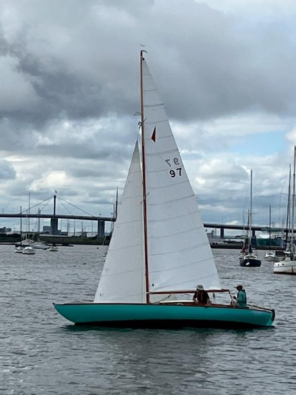 Yvonne sails again.. photo copyright Classic Yacht Association of Australia taken at Royal Yacht Club of Victoria and featuring the Classic Yachts class