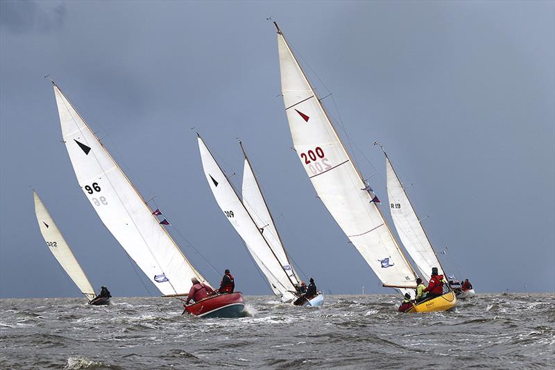 Division 2 in race two of the day photo copyright A. J. McKinnon taken at Royal Yacht Club of Victoria and featuring the Classic Yachts class
