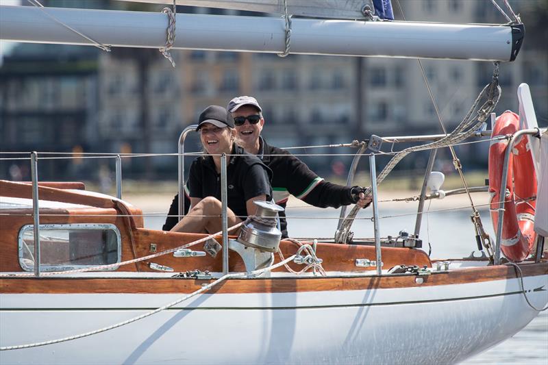 Akala skippered by David McNeice placed forth and third in today's racing giving them a third overall in Division 3 for the regatta photo copyright A. J. McKinnon taken at Royal Yacht Club of Victoria and featuring the Classic Yachts class