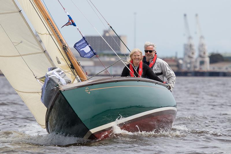 More smiles onboard Zephyr Skipped by Peter Bannerman who placed second overall in Division 2 photo copyright A. J. McKinnon taken at Royal Yacht Club of Victoria and featuring the Classic Yachts class