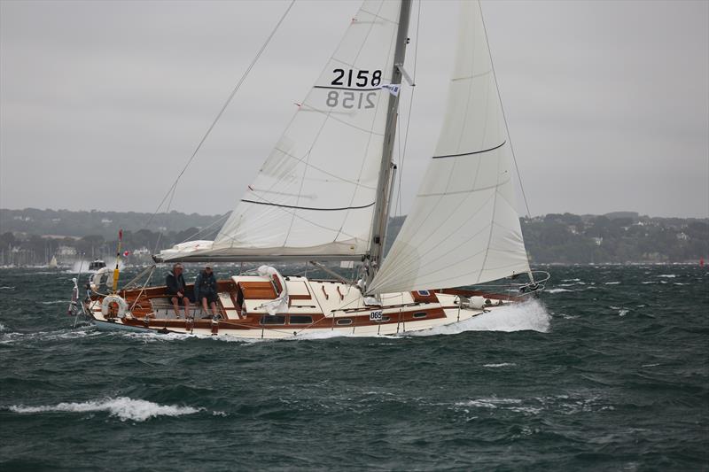 Blue Saluki racing in the 2022 Teamac Race in winds gusting up to 40 knots - photo © Nigel Sharp