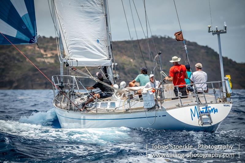 Montana 48' S&S Swan racing in the Modern Classics class - 2023 Antigua Classic Yacht Regatta - photo © Tobias Stoerkle